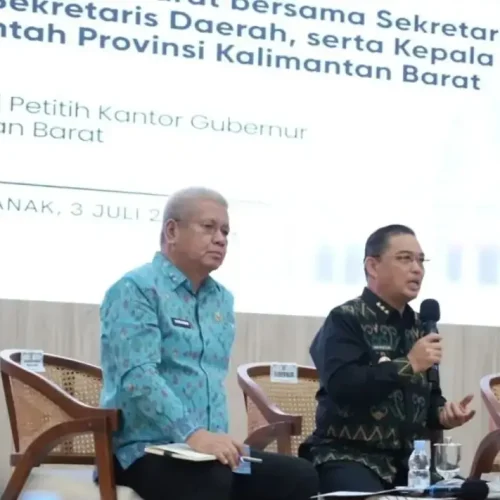 Gubernur Ria Norsan memimpin Coffee Morning bersama kepala perangkat daerah untuk membahas akselerasi pembangunan Kalbar.