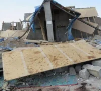serangan kelompok Houthi terhadap fasilitas strategis di Arab Saudi. (Foto: x.com/hehe_samir)
