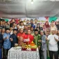 Bupati Kubu Raya Sujiwo menghadiri tasyakuran penataan Pasar Kapur Raya di Desa Kapur, Selasa (17/2/2026).