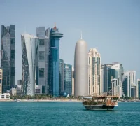 Kota Doha, Qatar, lokasi pembahasan negosiasi AS dan Iran mengenai stabilitas Timur Tengah.