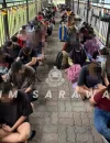 139 WNI dipulangkan dari Depot Imigrasi Semuja Sarawak melalui perbatasan ICQS Tebedu menuju Indonesia. (Foto: JIM Sarawak)