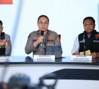 Karo Penmas Divhumas Polri Brigjen Pol Trunoyudo Wisnu Andiko menyampaikan penanganan kasus karhutla 2026. (Foto: Polri)