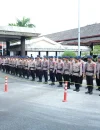300 personel Brimob Kaltim dan Bali diberangkatkan ke Kalbar untuk menangani karhutla. (Foto: Polri)