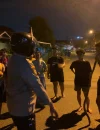 Kelompok remaja diduga membawa senjata tajam di kawasan Perum 1 Pontianak. (Foto: Res-Pontianak)