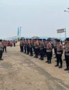 30 personel Brimob Polda Bali tiba untuk memperkuat penanganan karhutla di Kayong Utara. (Foto: Res-KKU)