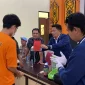 Polres Singkawang memusnahkan barang bukti pil yang diduga ekstasi dari kasus tersangka SO.