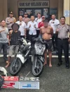 Tim Spartan Polsek Pontianak Barat menangani kasus dugaan pencurian sepeda motor dengan modus berpura-pura menolong korban.
