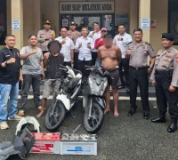 Tim Spartan Polsek Pontianak Barat menangani kasus dugaan pencurian sepeda motor dengan modus berpura-pura menolong korban.
